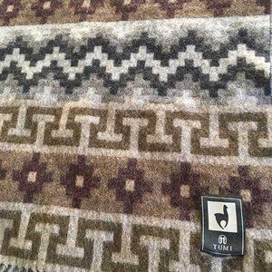 Tumi alpaca blend Peruvian made throw 49 X 60
